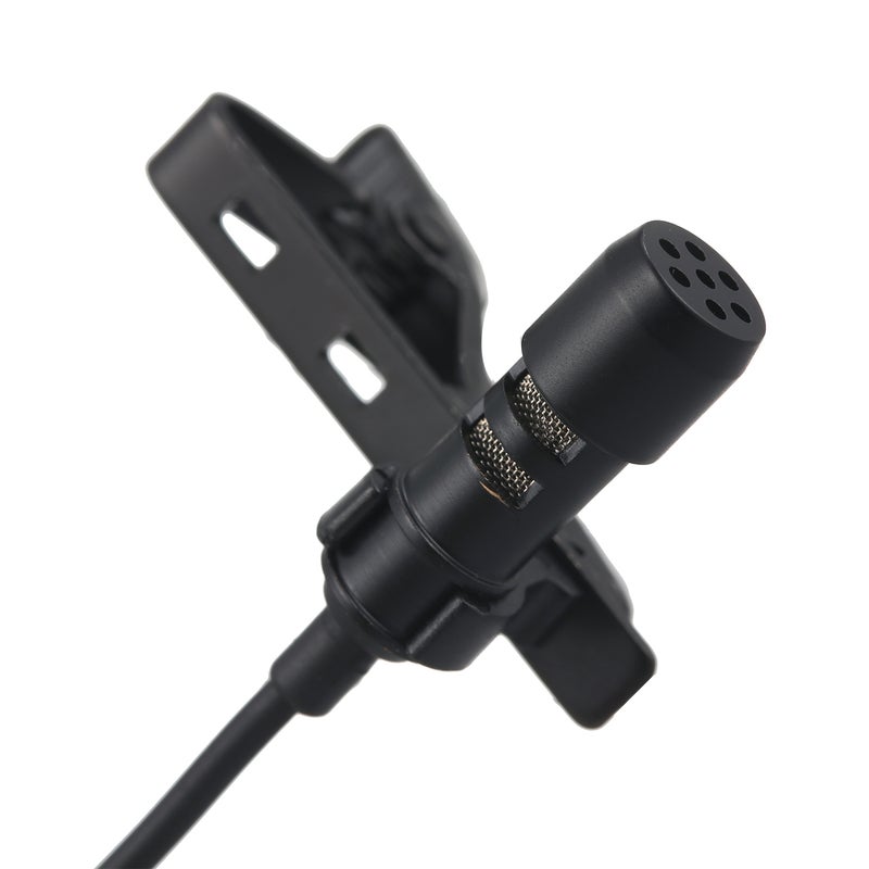Mini Collar Microphone with Storage Bag LU-V5-128 Black  - Image 3