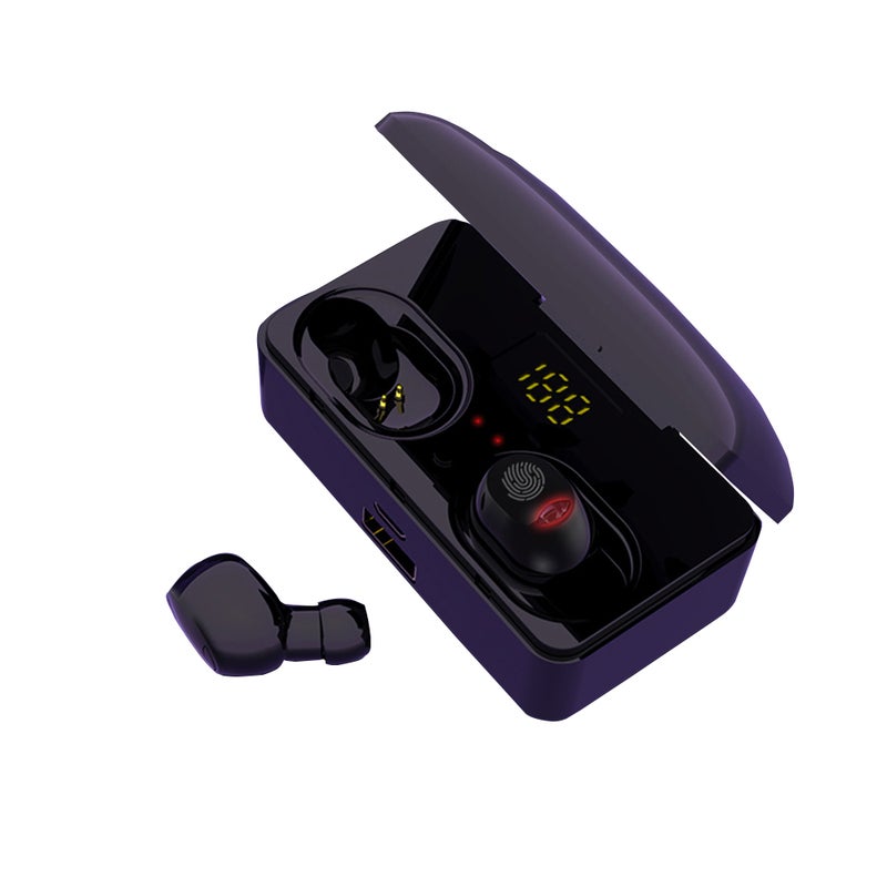 Generic - Sports TWS Bluetooth In-Ear Headphones Black - Image 1