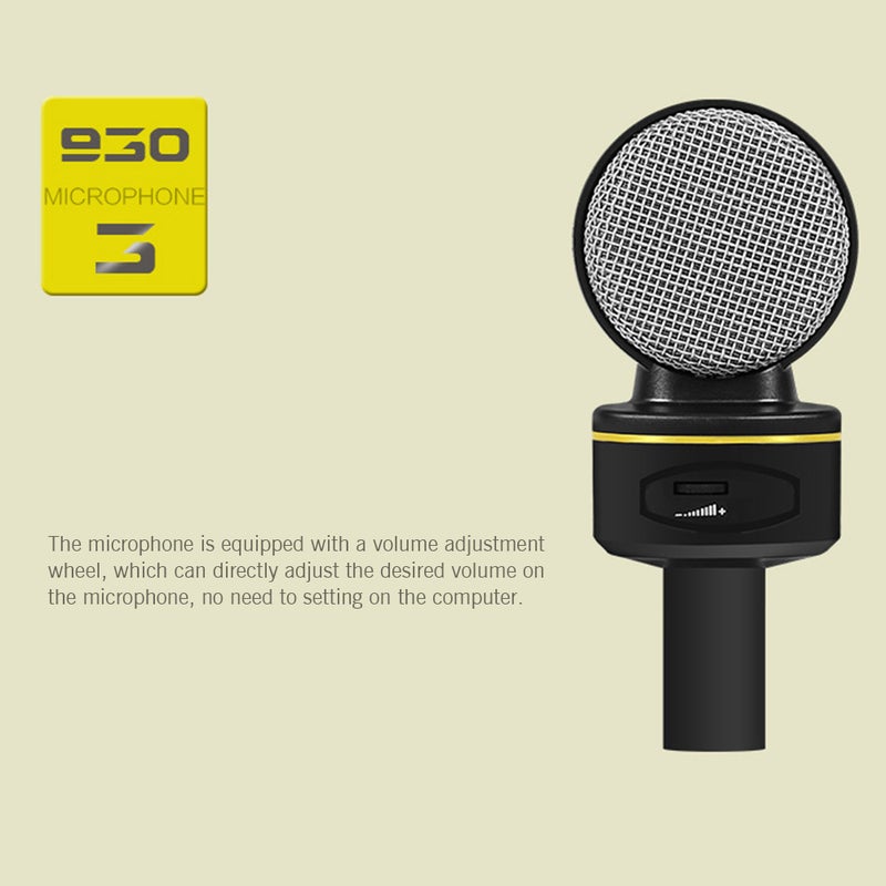 SF-930 Portable Mini Microphone LU-V5-143 Black - Image 4