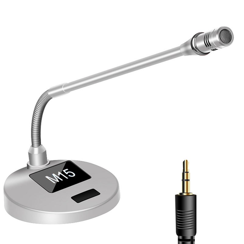 Desktop M15 Microphone Silver  - Image 3