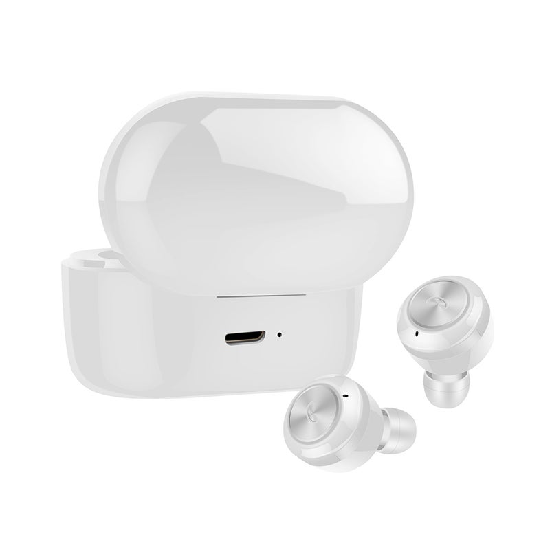 Generic - TWS Stereo Bluetooth In-Ear Headphones White - Image 1