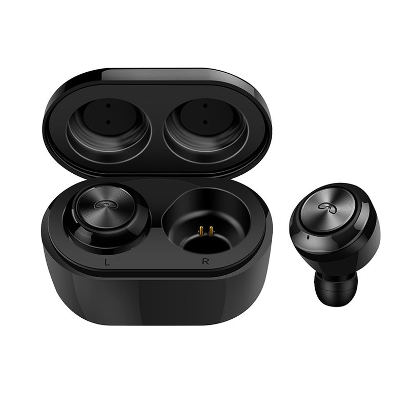 Generic - TWS Stereo Bluetooth In-Ear Headphones Black - Image 1