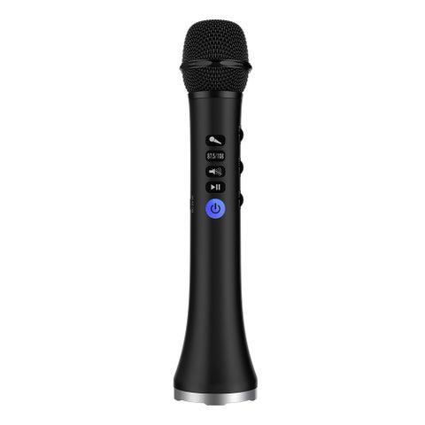 2 in 1 Karaoke Wireless Bluetooth Handheld Microphone Black