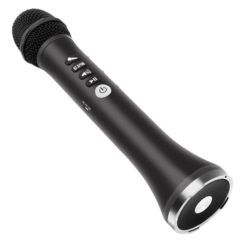 2 in 1 Karaoke Wireless Bluetooth Handheld Microphone Black
