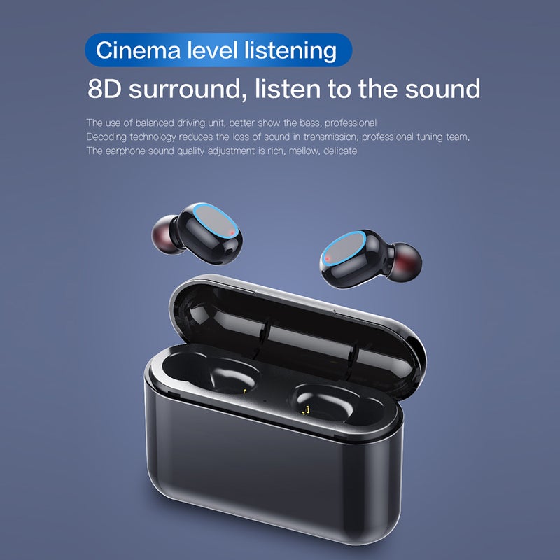 Generic - TWS Stereo Bluetooth In-Ear Headphones White - Image 1