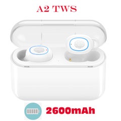 TWS Stereo Bluetooth In-Ear Headphones White