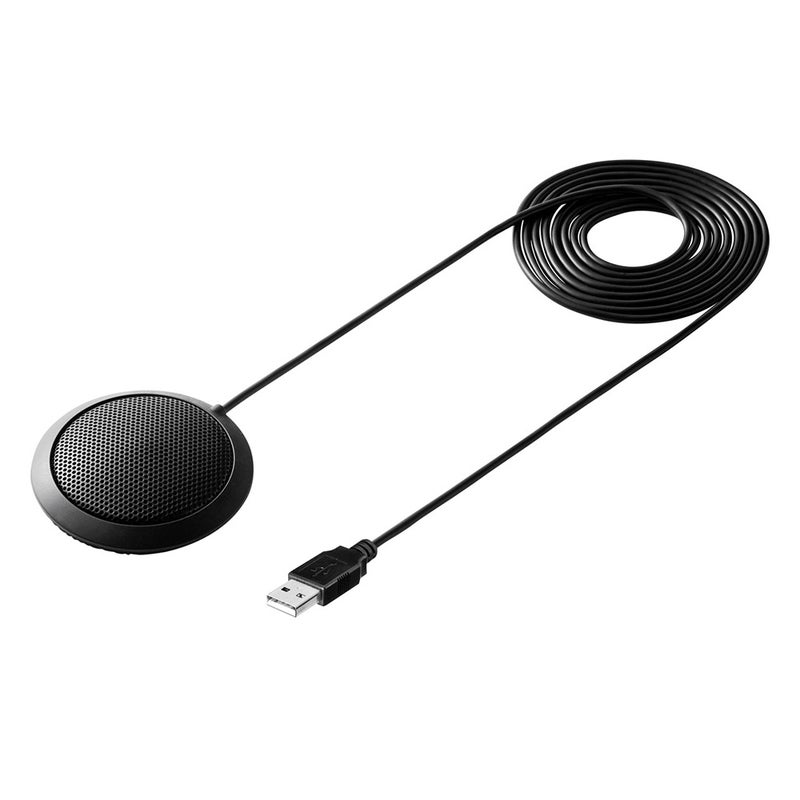 Stereo Omnidirectional USB Condenser Microphone Black  - Image 1
