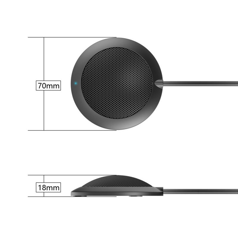 Stereo Omnidirectional USB Condenser Microphone Black  - Image 5