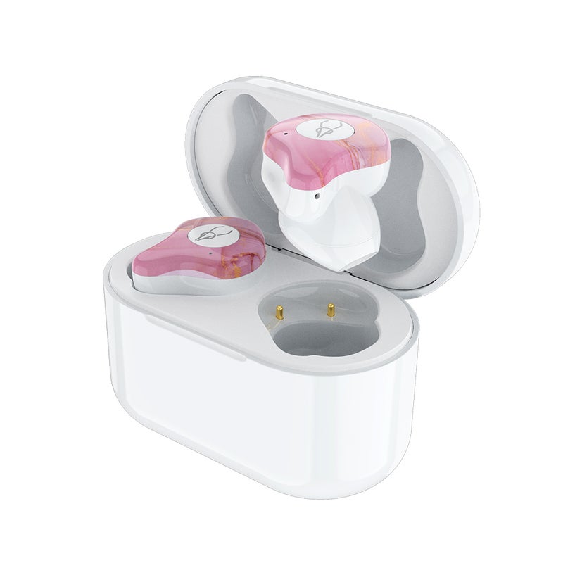 Sabbat Ultra TWS Stereo Bluetooth In-Ear Earbuds Pink/White  - Image 1