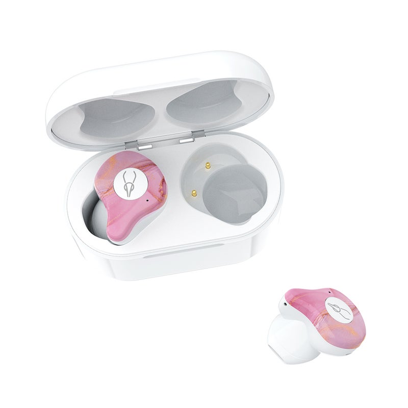 Sabbat Ultra TWS Stereo Bluetooth In-Ear Earbuds Pink/White  - Image 4