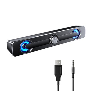 مكبر صوت سلكي مزود بمنفذ USB ومناسب لأجهزة الحاسوب أسود - v1601481559/N40671824A_1