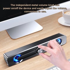 SADA USB Wired Computer Speaker Black  - Image 3