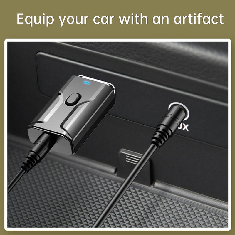 Generic - Bluetooth Audio Receiver Transmitter Black - Image 1