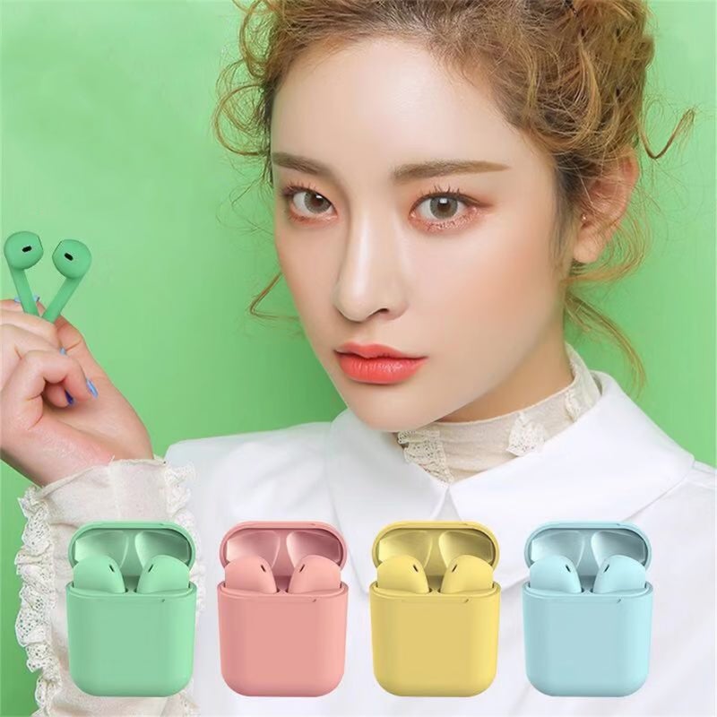 Generic - Sports TWS Bluetooth In-Ear Headphones White - Image 1