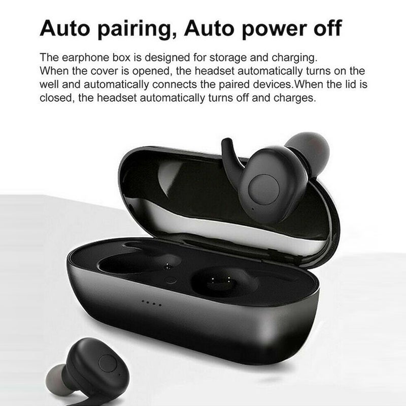 Generic - TWS Bluetooth In-Ear Headphones Red/Black - Image 1