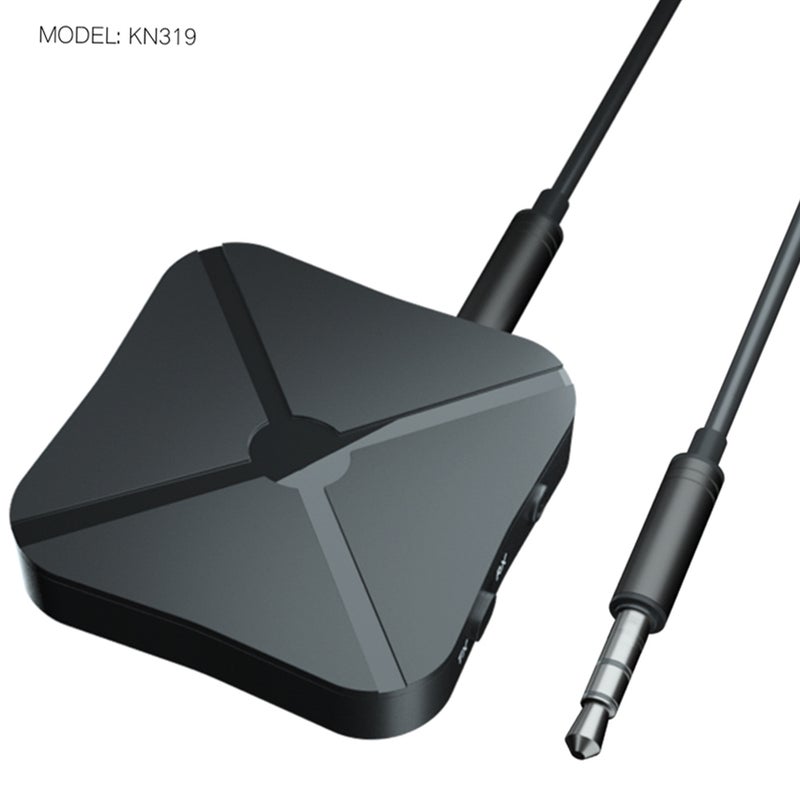 Audio USB BT 2-In-1 Transmitter Receiver Adapter Black - Image 1