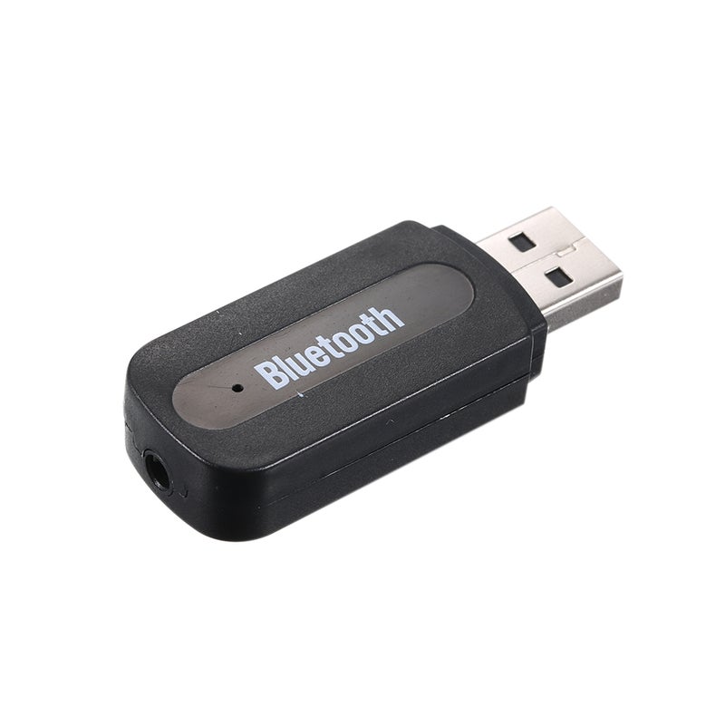 محول مستقبل صوت ستيريو لاسلكي بمنفذ USB للسيارة أسود - Image 4