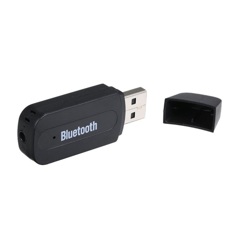محول مستقبل صوت ستيريو لاسلكي بمنفذ USB للسيارة أسود - Image 5