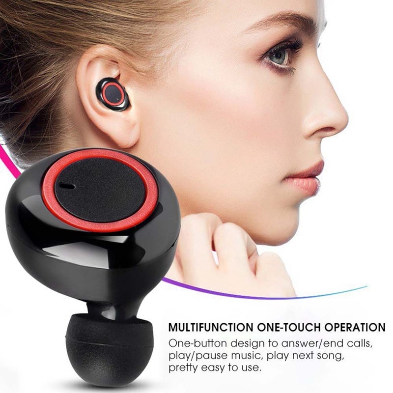 Generic - TWS Stereo Bluetooth In-Ear Headphones White - Image 1