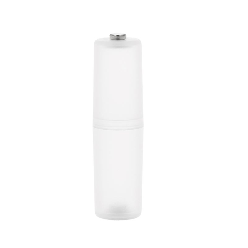 Pack of 4 AAA to AA Size Battery Converter Adapter White
