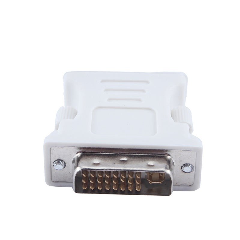 ماركة غير محددة محول فيديو من DVI ذكر إلى VGA أنثى أبيض  - Image 5