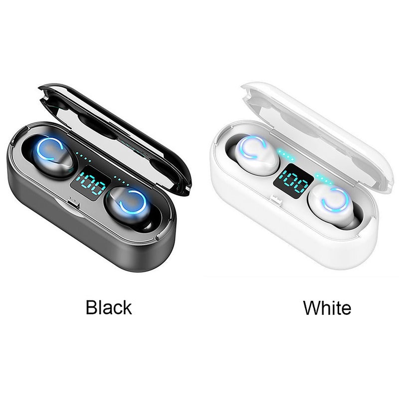 Sports TWS Bluetooth In-Ear Headphones Black - Image 2