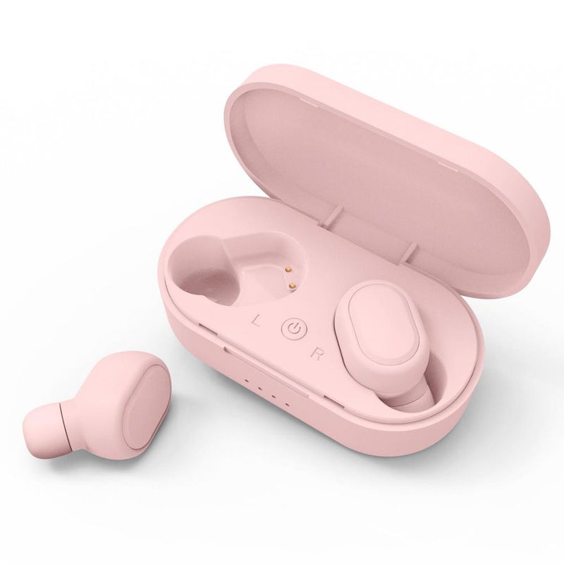 Generic - TWS Wireless Waterproof In-Ear Earbuds Pink - Image 1