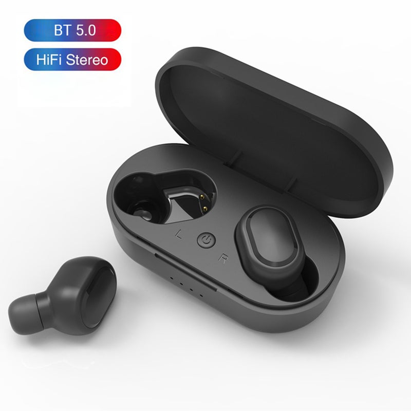 Generic - TWS Wireless Waterproof In-Ear Earbuds Pink - Image 1
