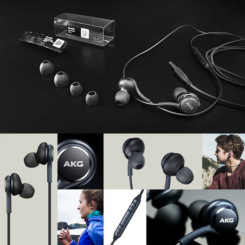 Wired In-Ear Earphones Black