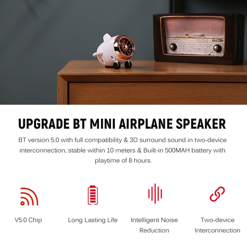 Mini Portable Wireless Speaker For Home Outdoor travel Sky Blue - Image 2
