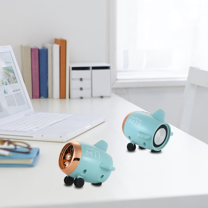 Mini Portable Wireless Speaker For Home Outdoor travel Sky Blue - Image 5