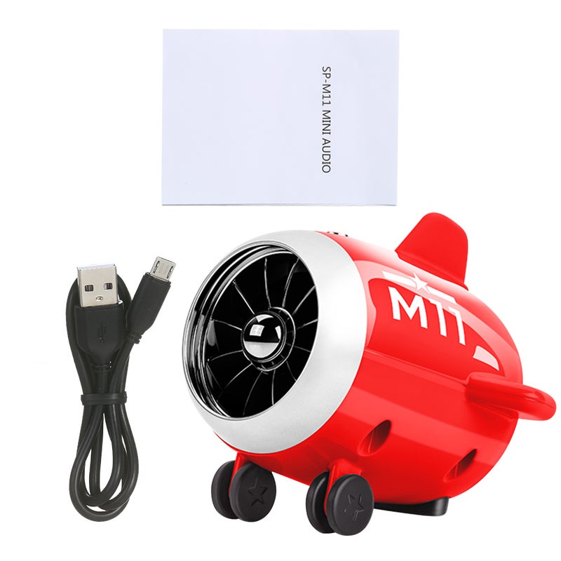 Mini Portable Wireless Speaker For Home Outdoor travel Red - Image 4