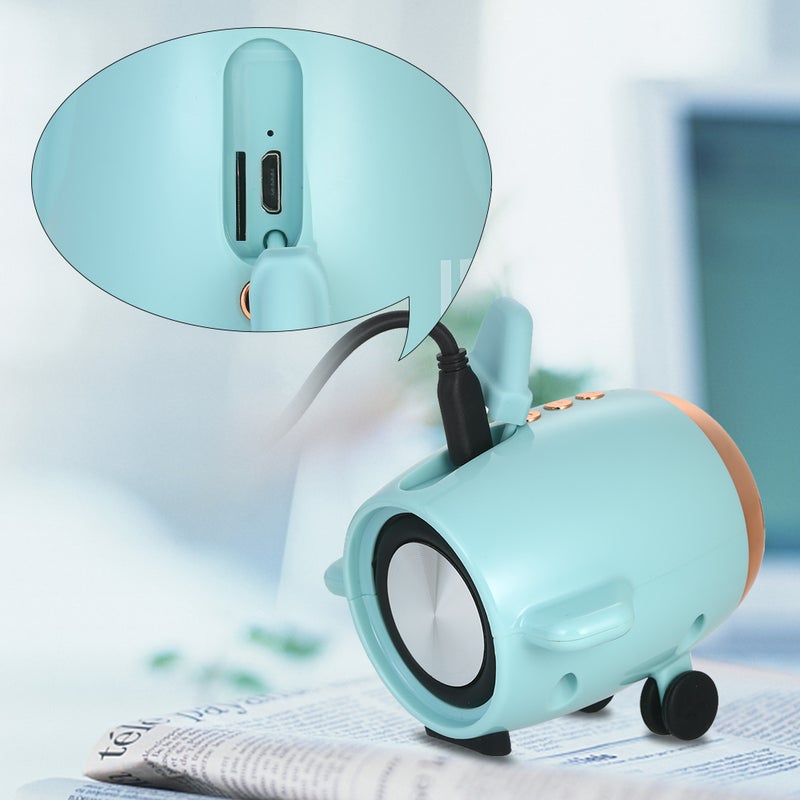 Mini Portable Wireless Speaker For Home Outdoor travel Dark Blue - Image 4