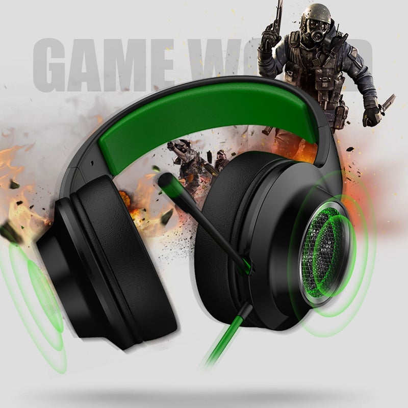 اديفير سماعة رأس للألعاب  بصوت ستيريو 7.1 وإضاءة فائقة أحمر وأسود - Image 5