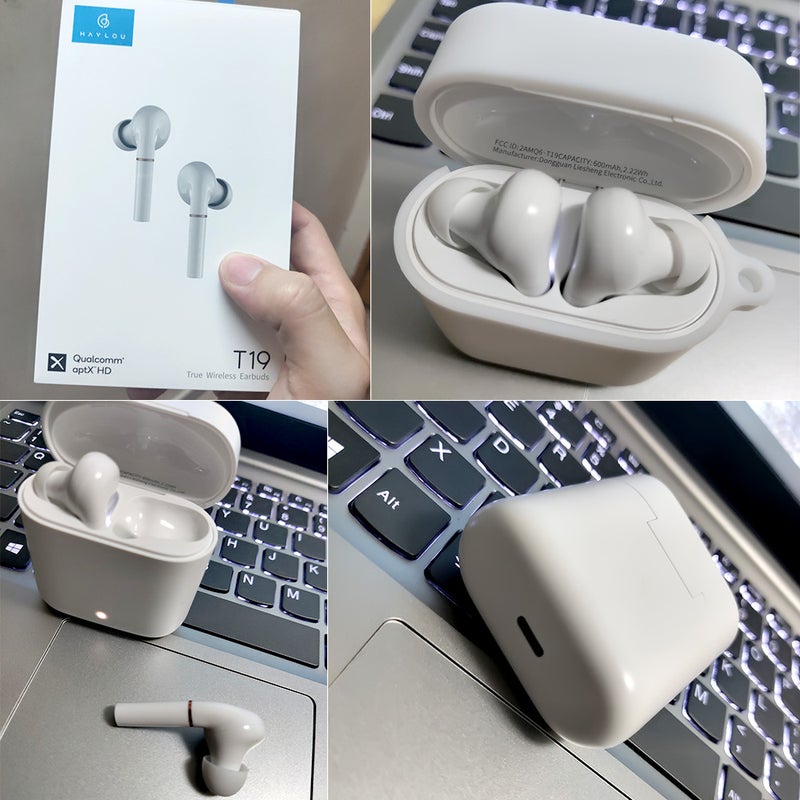 Haylou TWS Bluetooth Waterproof In-Ear Earphones White - Image 4