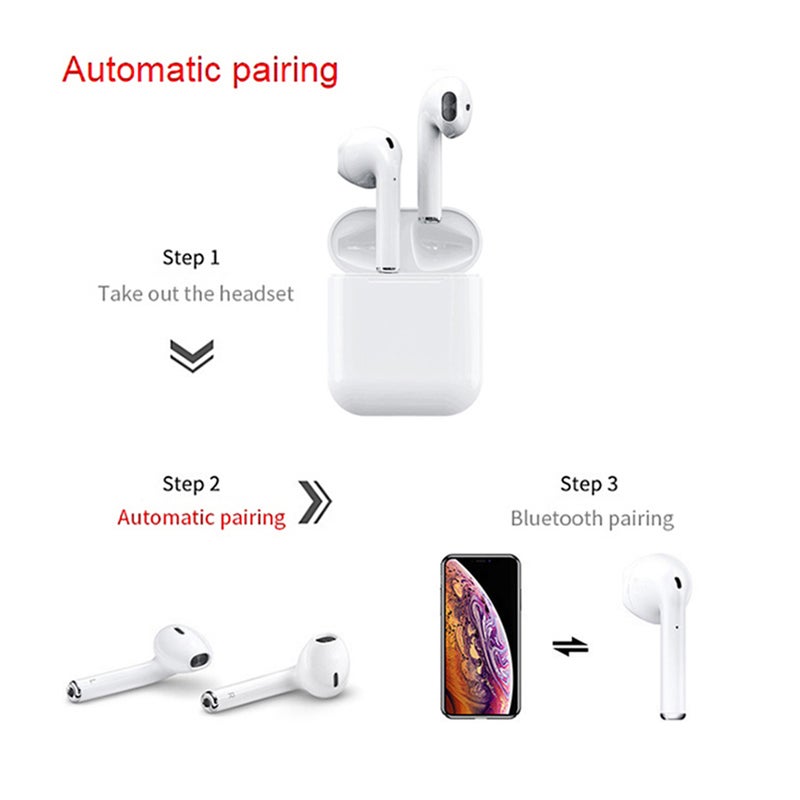 Generic - TWS Bluetooth Wireless Sports Business Earbuds Green - Image 1