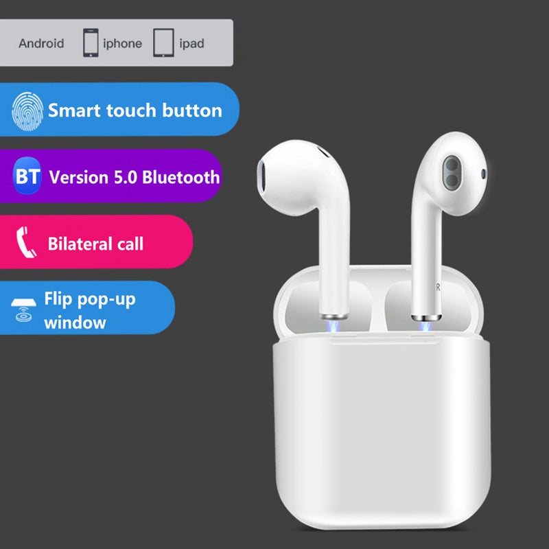 Generic - TWS Bluetooth Wireless Sports Business Earbuds Green - Image 1