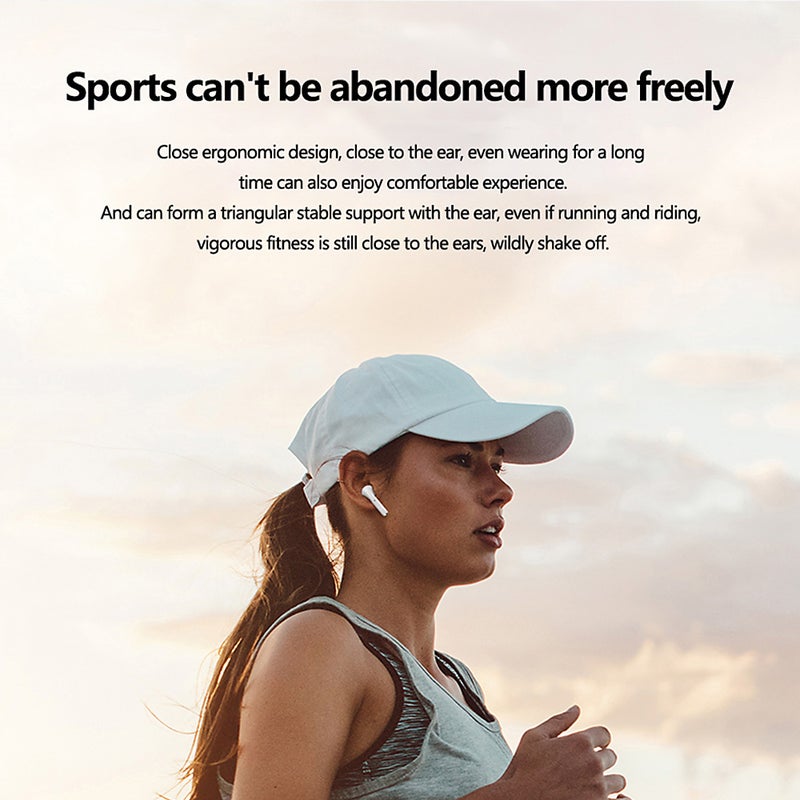 Generic - TWS Wireless Sports Earbuds Red - Image 1