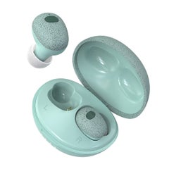 TWS Wireless Portable Binaural Earbuds With Charge Box Green