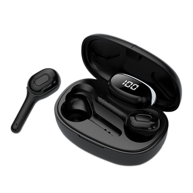 Generic - TWS Wireless Earbuds Mini In-Ear Stereo Bluetooth Earphone Black - Image 1