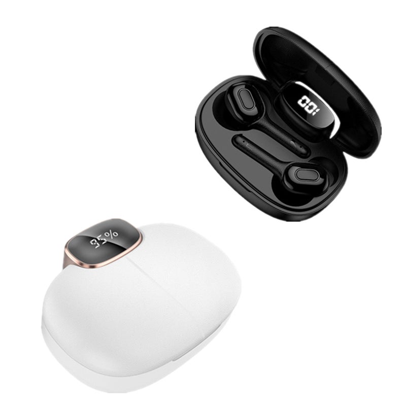 Generic - TWS Wireless Earbuds Mini In-Ear Stereo Bluetooth Earphone Black - Image 1