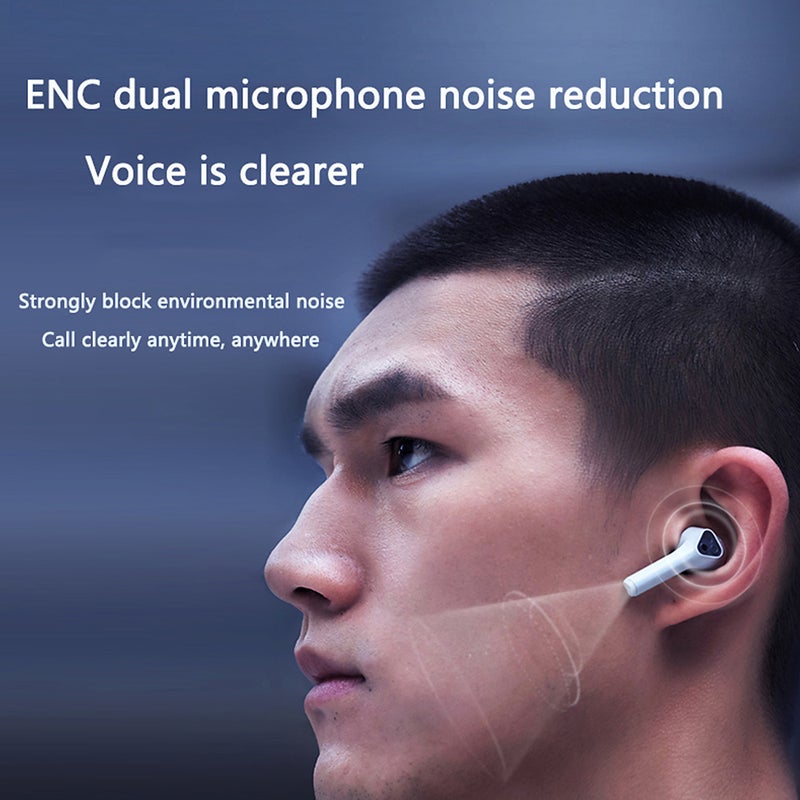 Generic - TWS Wireless Stereo Waterproof Bluetooth Earphones Black - Image 1