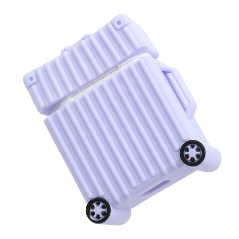 Generic - Earphone Case For AirPods With Finger Ring Strap Purple - Image 1