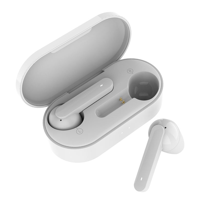 Generic QCY T3 Wireless Bluetooth 3D Stereo Earbuds White  - Image 1