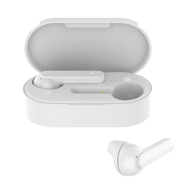 Generic QCY T3 Wireless Bluetooth 3D Stereo Earbuds White  - Image 4