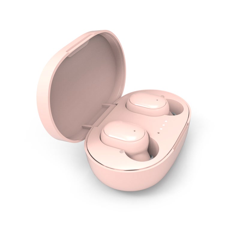 A6S Mini TWS Wireless Bluetooth Stereo Earbuds With Mic Pink - Image 2