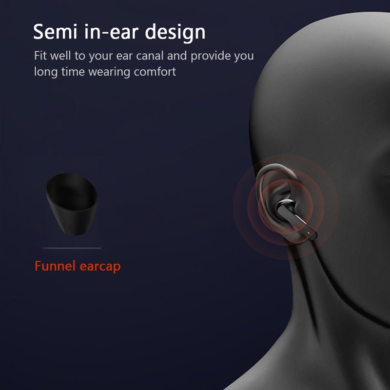 Generic QCY T3 Wireless Bluetooth 3D Stereo Earbuds White  - Image 3