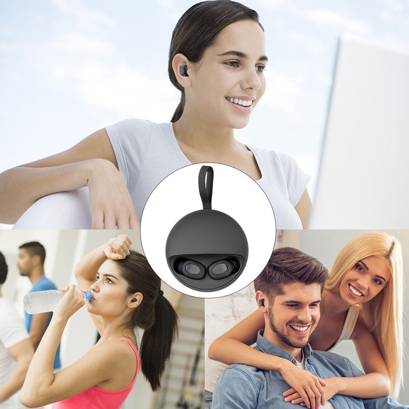 Generic - TWS-Wireless HD Mini Hands-Free Bluetooth Earphones Black - Image 1