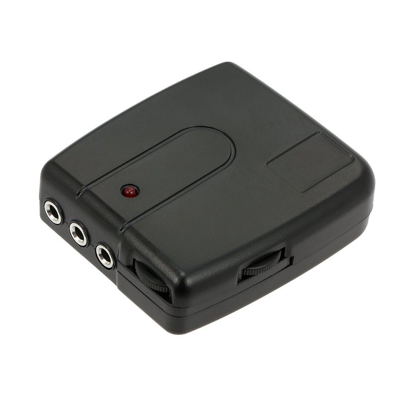Motorcycle Helmet 2 Way Intercom Headphones With Mic Black