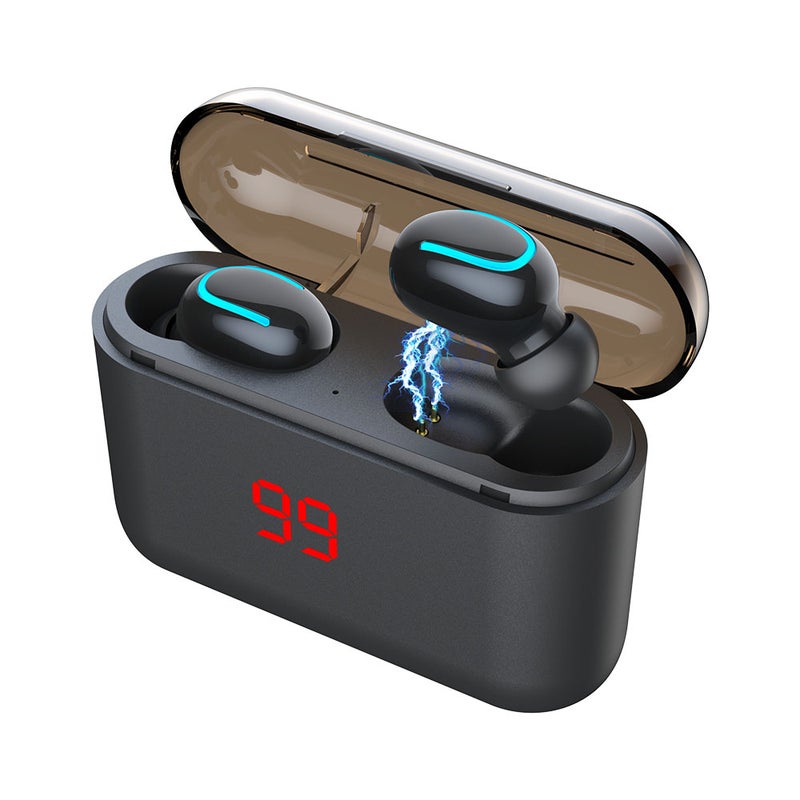 Generic - HBQ-Q32 In-Ear TWS Wireless Bluetooth Earbuds With Mic Black - Image 1